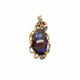 Boulder-Opal Anhänger mit Turmalin & Amethyst