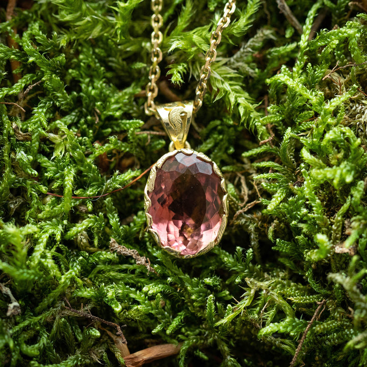 Rosa Turmalin Anhängern