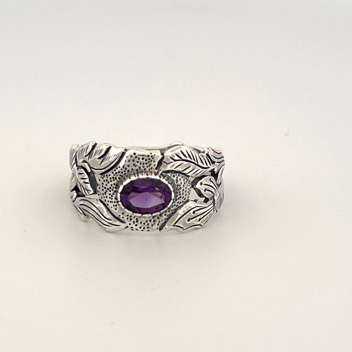 Amethyst Ring – kunstvoll verarbeitetes Unikat  Zeitlos & magisch