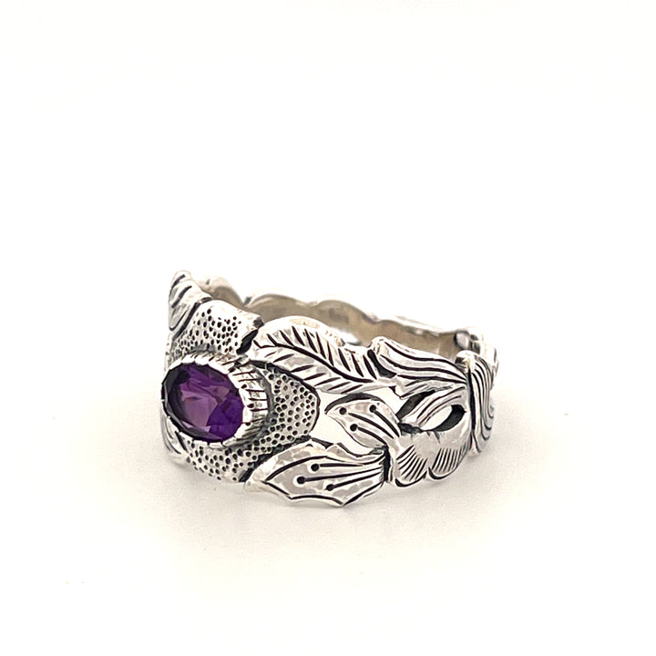Amethyst Ring – kunstvoll verarbeitetes Unikat  Zeitlos & magisch